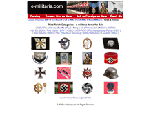Tablet Screenshot of e-militaria.com